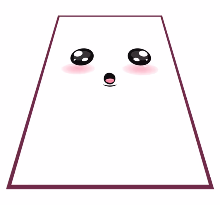 Vinylteppich Jugendliche Süße anime augen - TenStickers