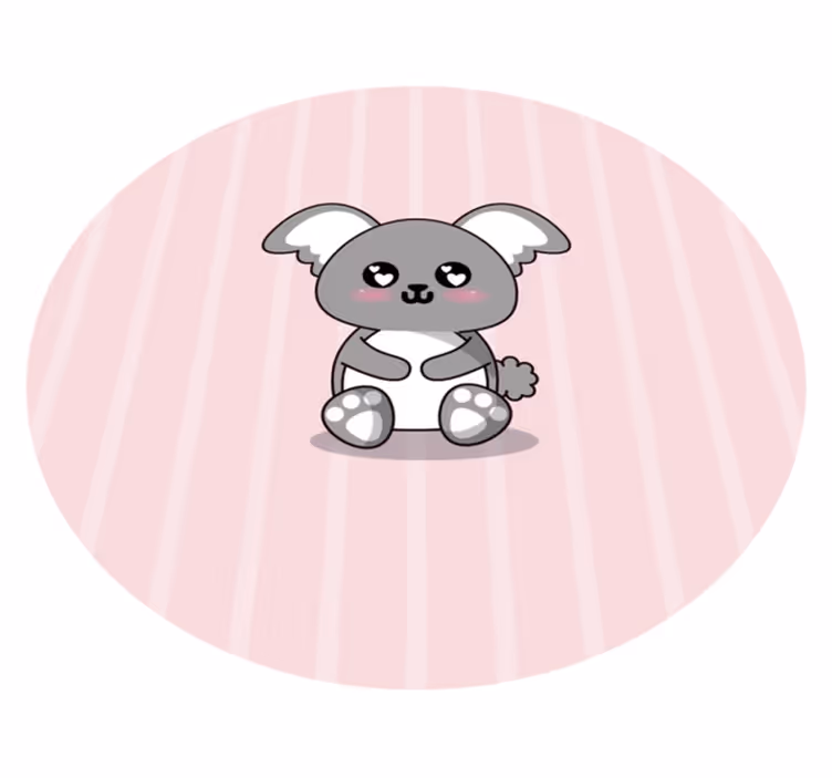 Vinyl Teppich Baby kuscheliger koala - TenStickers