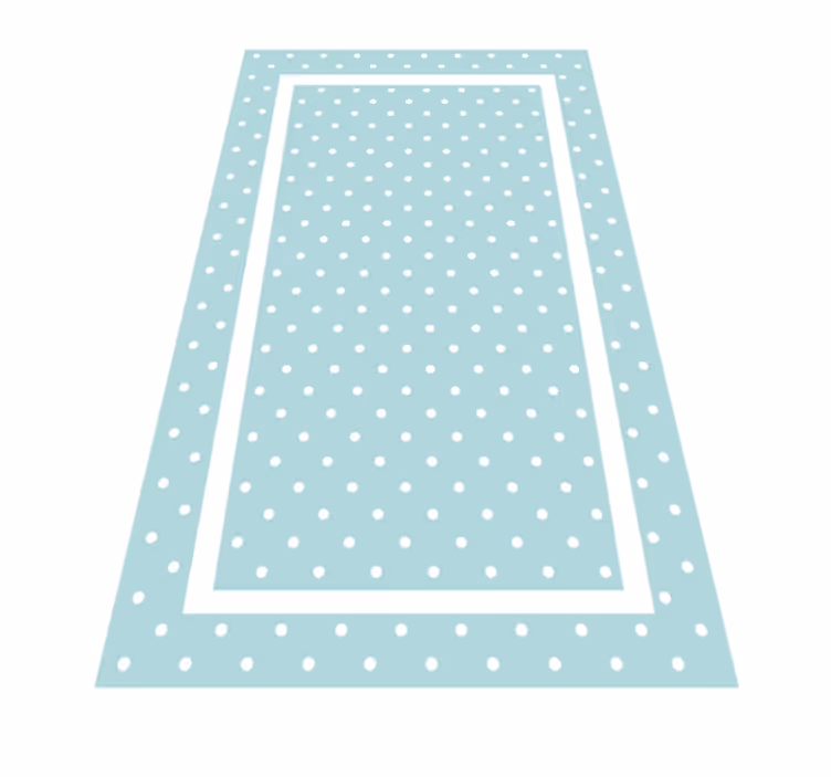 Vinyl Teppich Schlafzimmer polka dot einfachheit - TenStickers