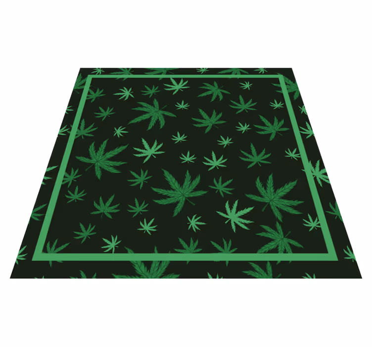 Vinylteppich Blumen Marajuna-blatt - TenStickers