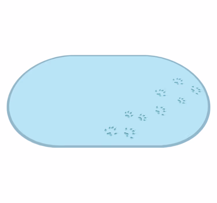 Vinyl Teppich Tiere pfotenabdruckspuren - TenStickers