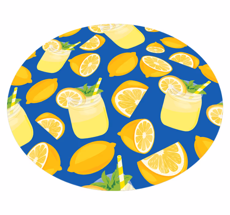 Vinyl Teppich Küche limonaden-erfrischung - TenStickers