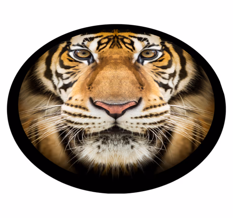 Vinylteppich Tiere Realistischer tiger - TenStickers