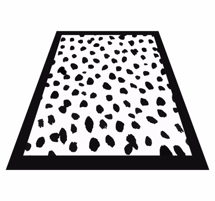 Vinyl Teppich Schlafzimmer auffälliger gepunkteter stil - TenStickers