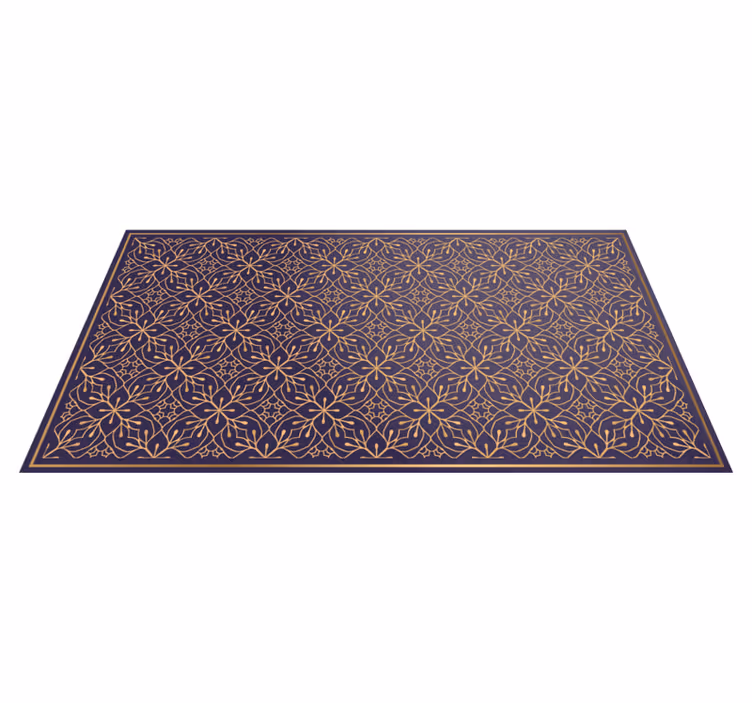 Vinyl teppich blumen elegantes blumen konzept - TenStickers