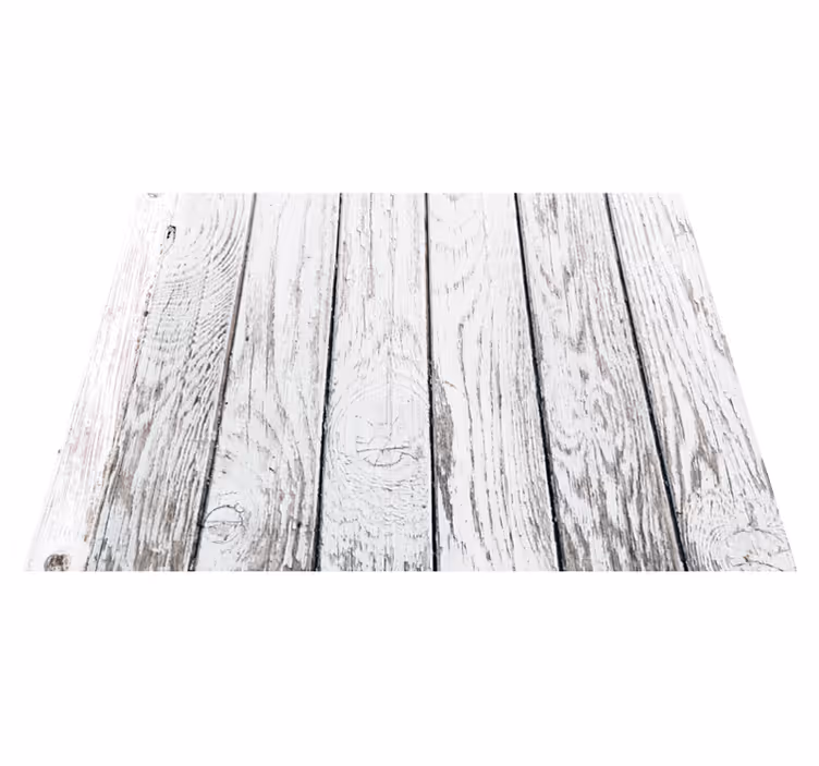 Vinylteppich Vintage Weißes vintage holz - TenStickers