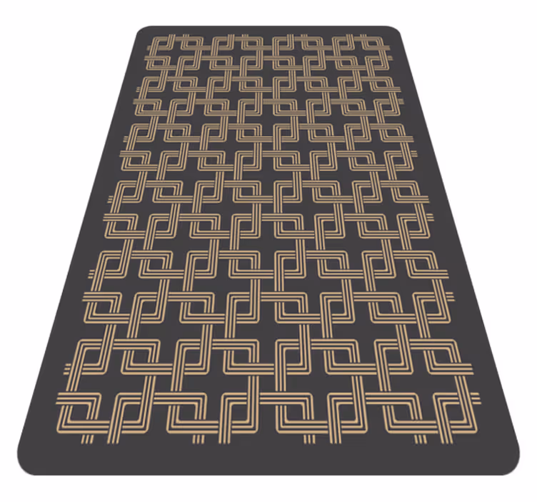 Vinylteppich Mosaik elegante linienmuster - TenStickers