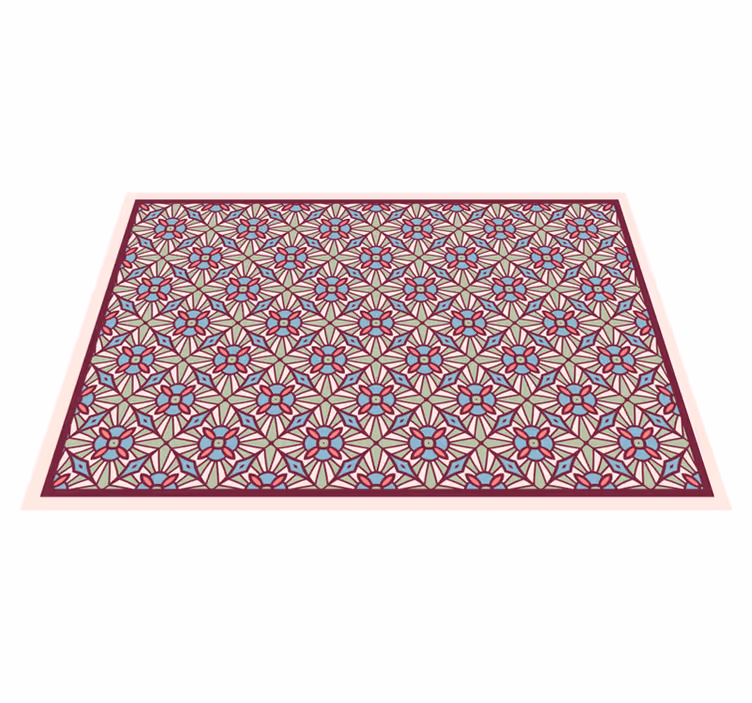 Vinylteppich Mosaik Camelot-teppich - TenStickers