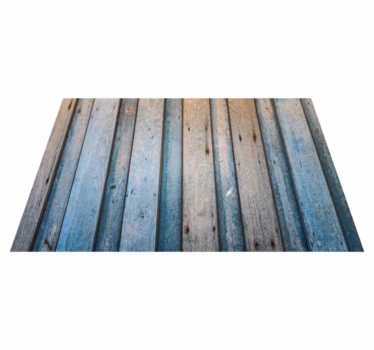 Vinylteppich Holzoptik verwitterte bretter - TenStickers