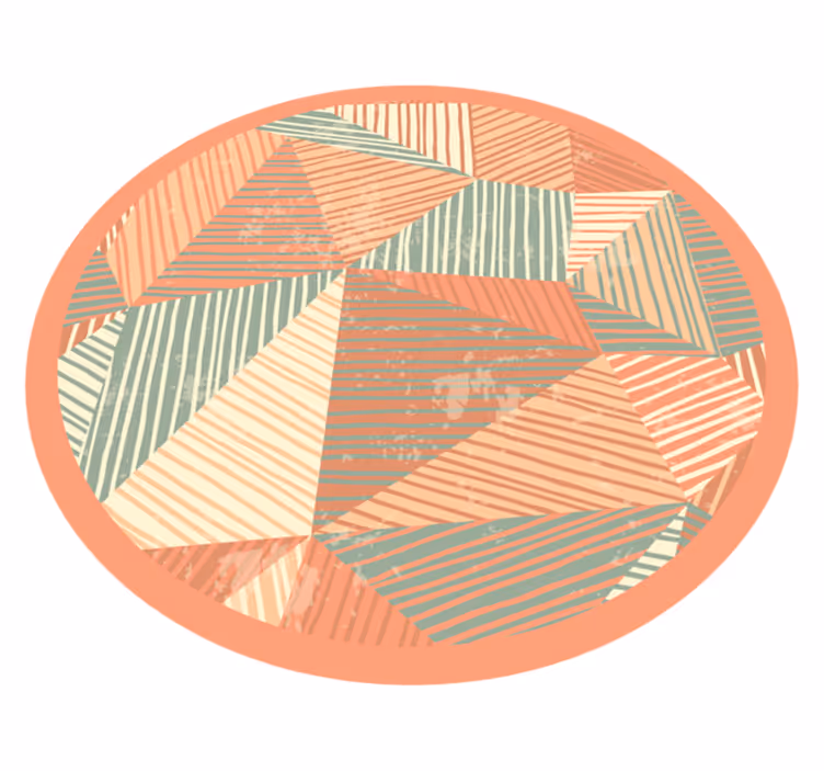 Vinylteppich modern Geometrische Formen! - TenStickers