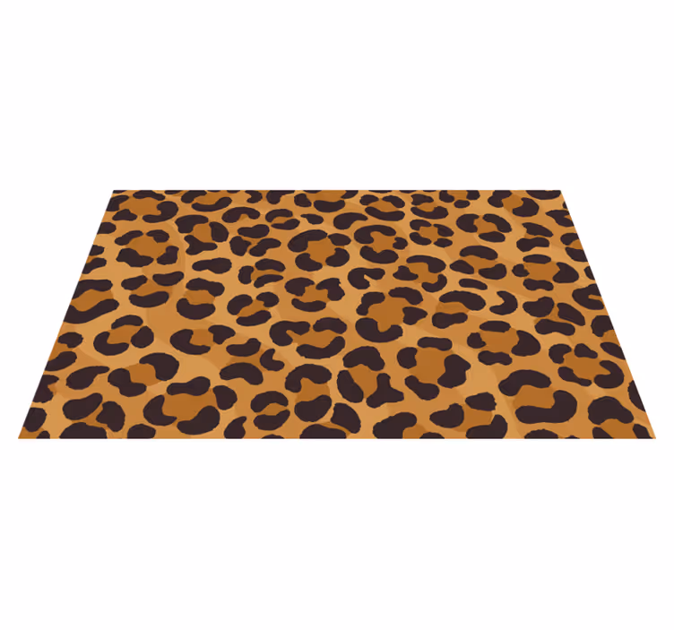 Vinyl Teppich Tiermuster leopardenmuster - TenStickers
