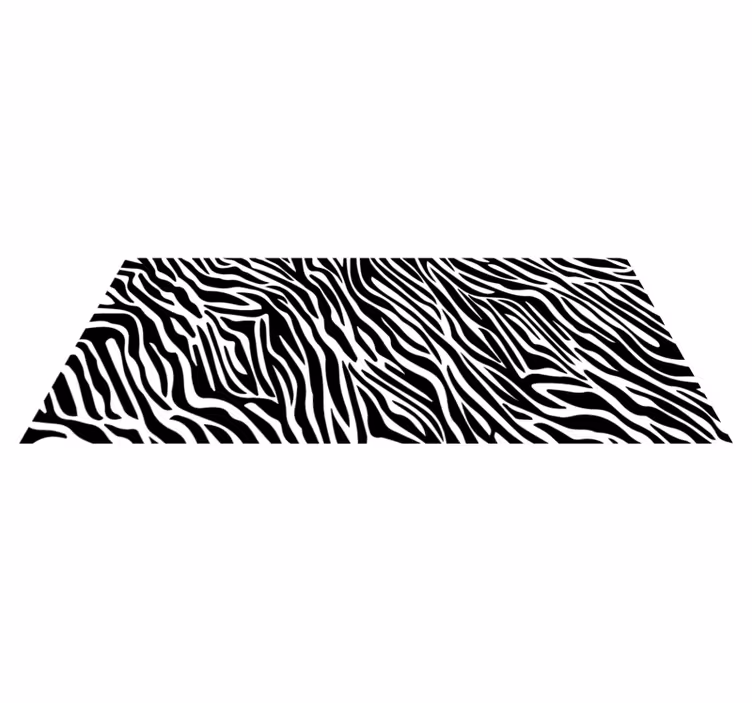 Vinylteppich Animal Print Dünne zebrastreifen - TenStickers
