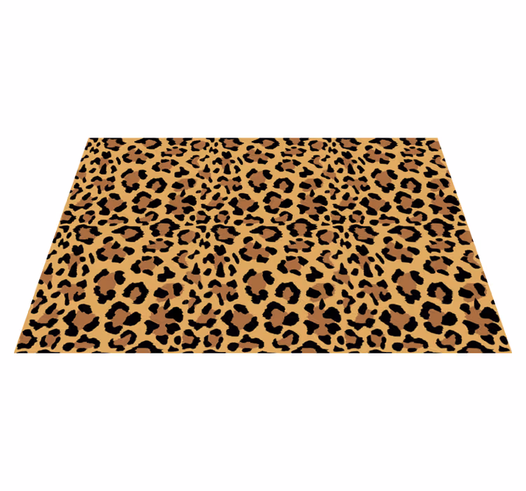Vinylteppich Animal Print Großer tiger - TenStickers