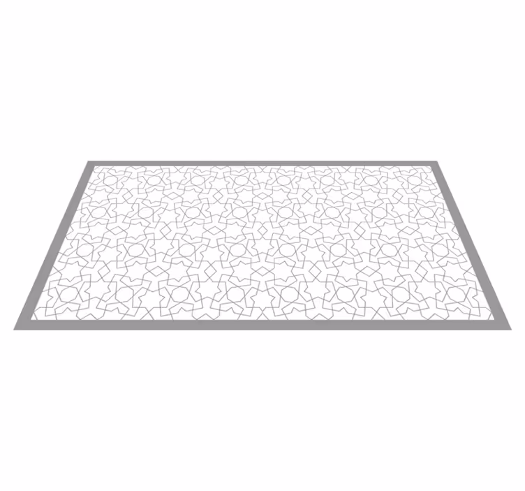 Vinylteppich mosaik mit eleganten geometrischen motiven - TenStickers