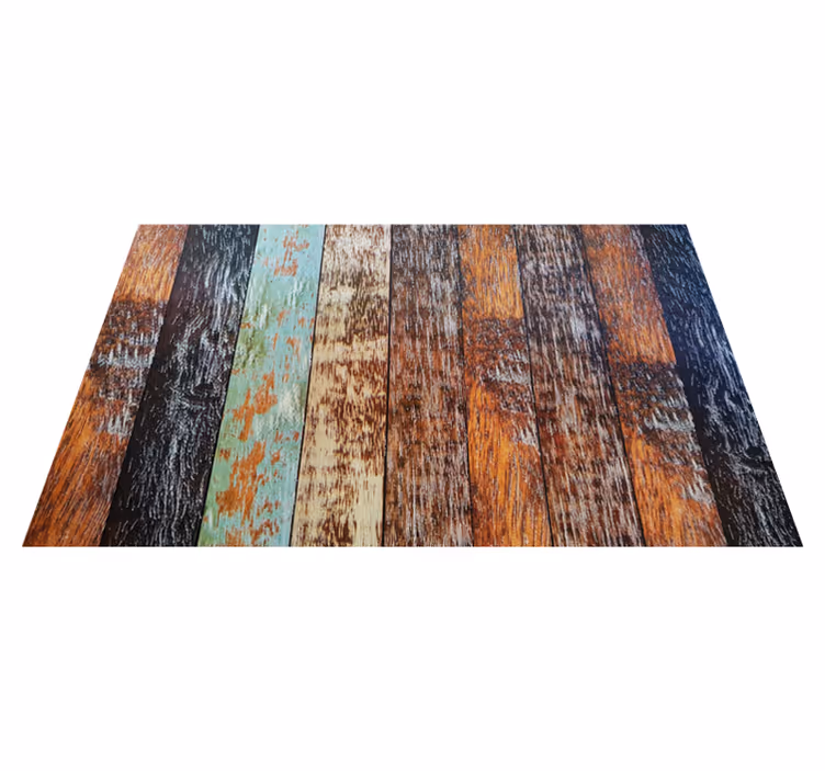 Vinylteppich Holz Holzfliesen - TenStickers