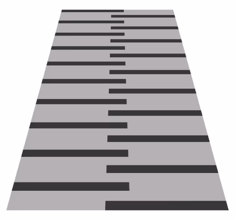 Vinyl Teppich modern elegantes streifenmuster - TenStickers