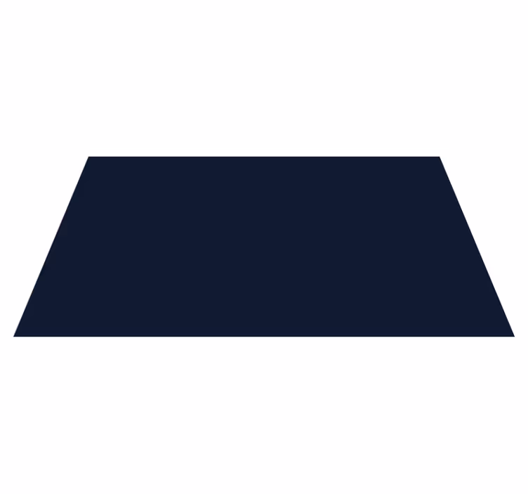 Vinyl Teppich minimalistisch tiefes marineblau - TenStickers