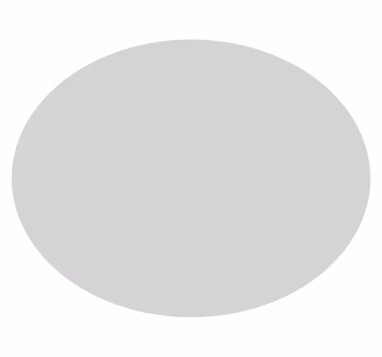 Vinyl Teppich rund graue form - TenStickers