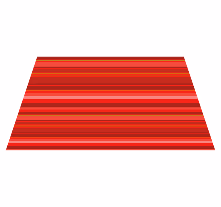 Vinylteppich Streifen leuchtend rotes muster - TenStickers