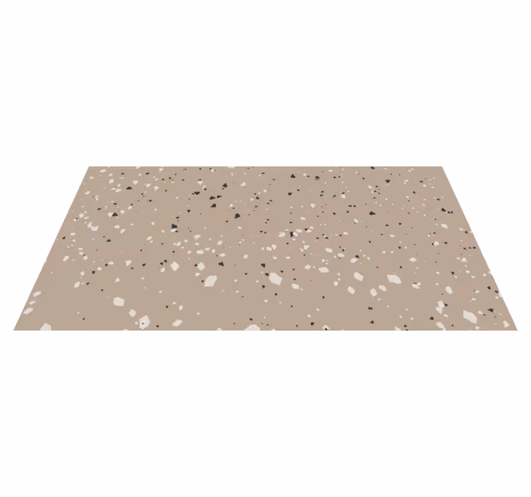 Vinyl Teppich Marmor neutrales terrazzomuster - TenStickers