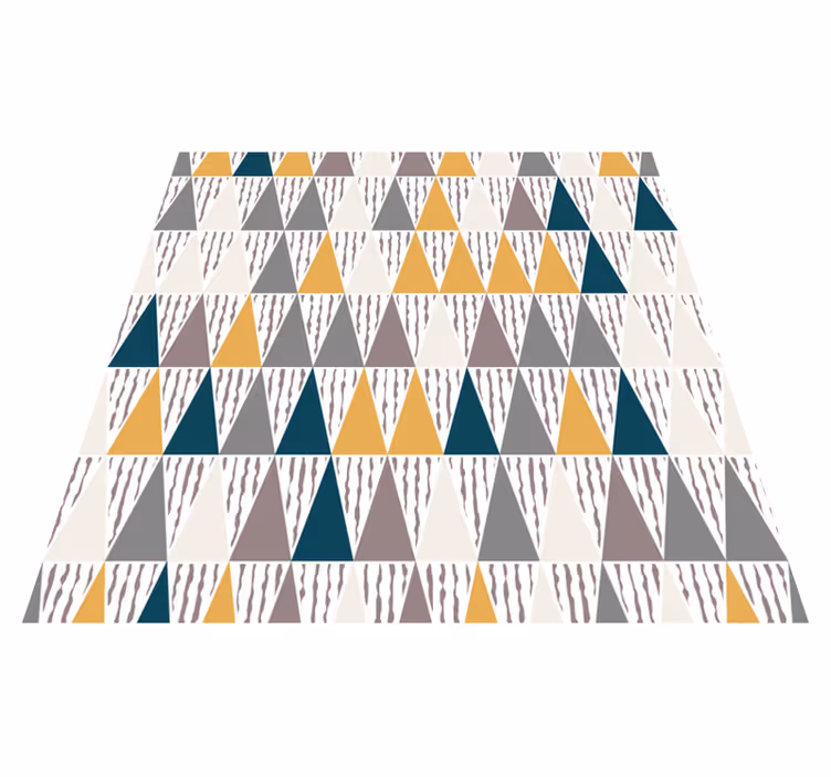 Vinylteppich nordisch mit geometrischem Muster - TenStickers