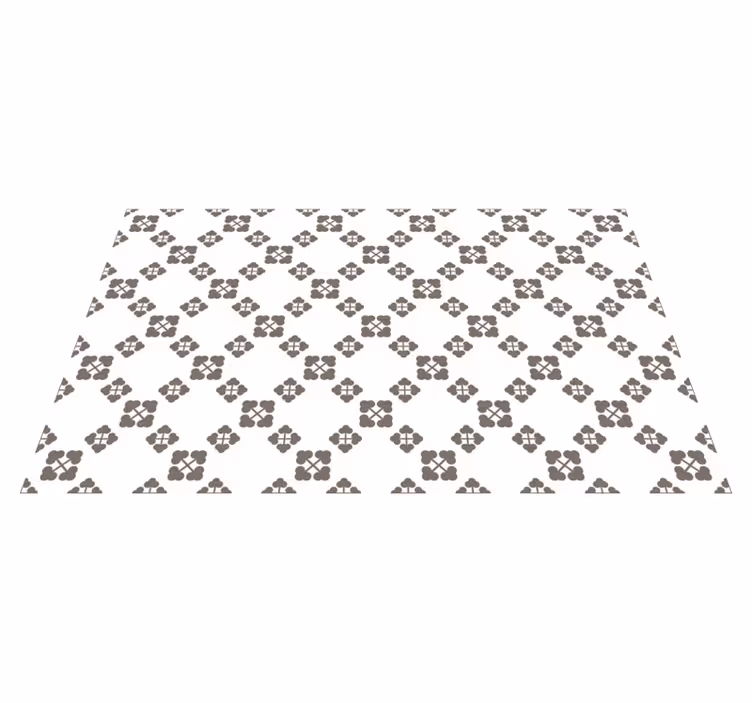 Vinyl Teppich Natur beiges vier-klee-design - TenStickers