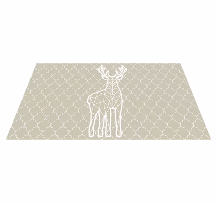Vinylteppich nordisch majestätischer Hirsch - TenStickers