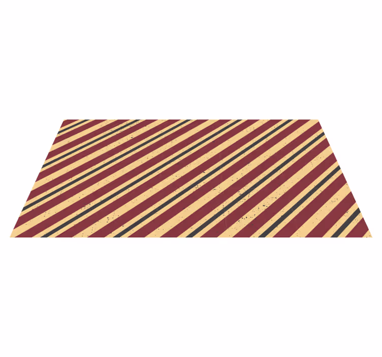 Vinylteppich Streifen diagonales abstraktes muster - TenStickers