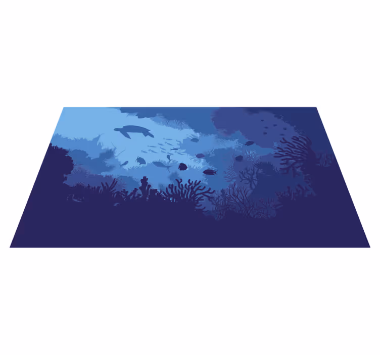 Vinyl Teppich Natur unterwasserszene - TenStickers