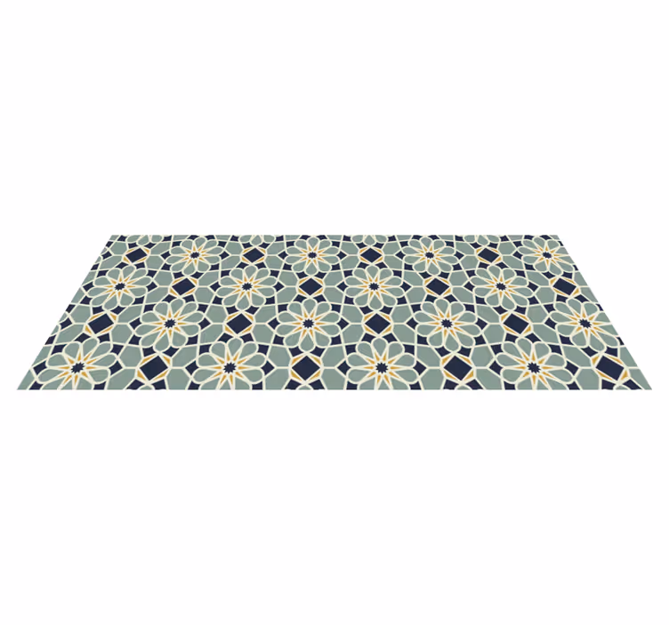 Vinylteppich Mosaik anspruchsvolles geometrisches motiv - TenStickers