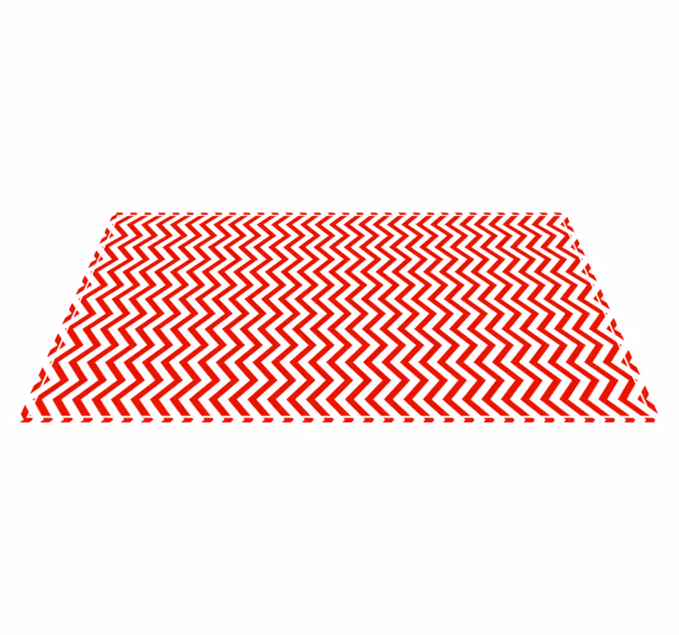 Vinylteppich streifen im chevron zigzag design - TenStickers