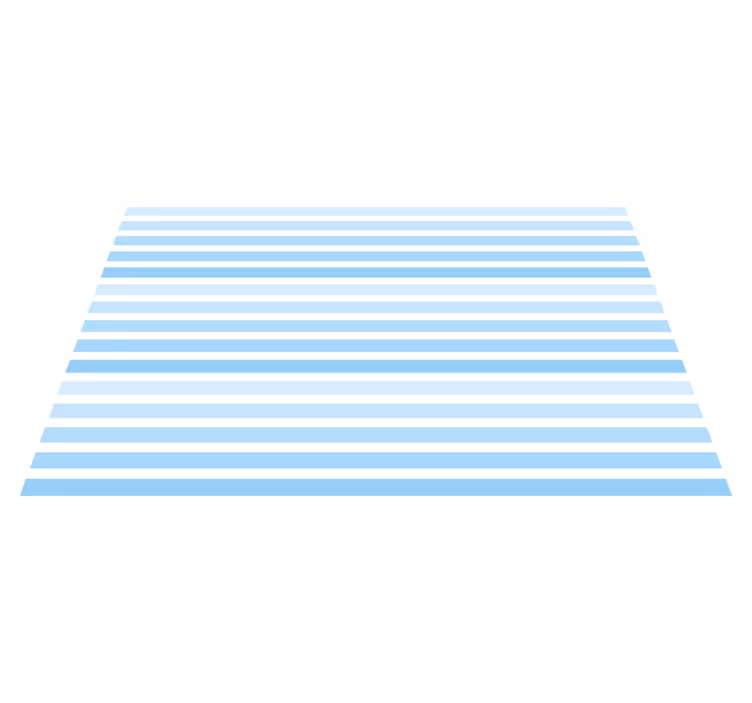 Vinylteppich Streifen blaues horizontales muster - TenStickers