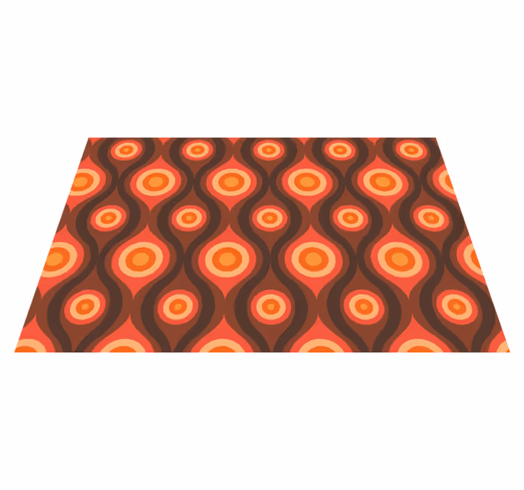 Vinylteppich Mosaik vintage-kreismotiv - TenStickers