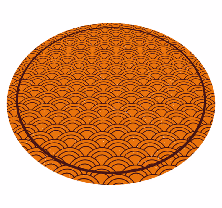 Vinylteppich Wohnzimmer Geometrisches Muster - TenStickers