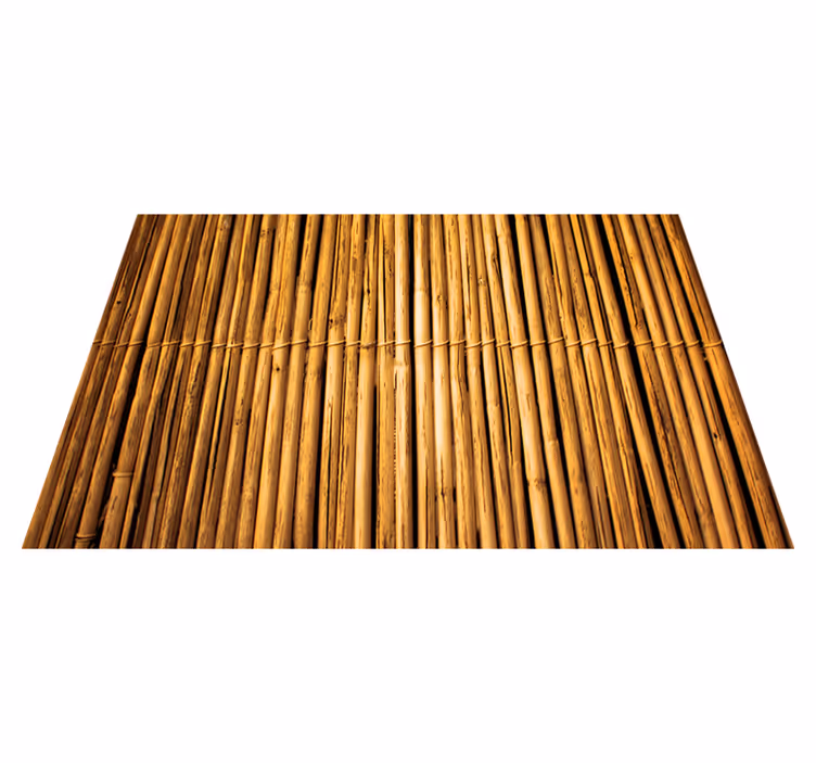 Vinyl Teppich Imitation Struktur bambus-textur-effekt - TenStickers