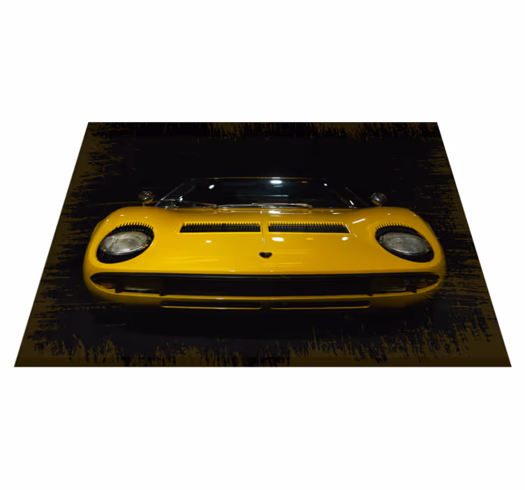Vinylteppich Vintage Lamborghini-miura - TenStickers