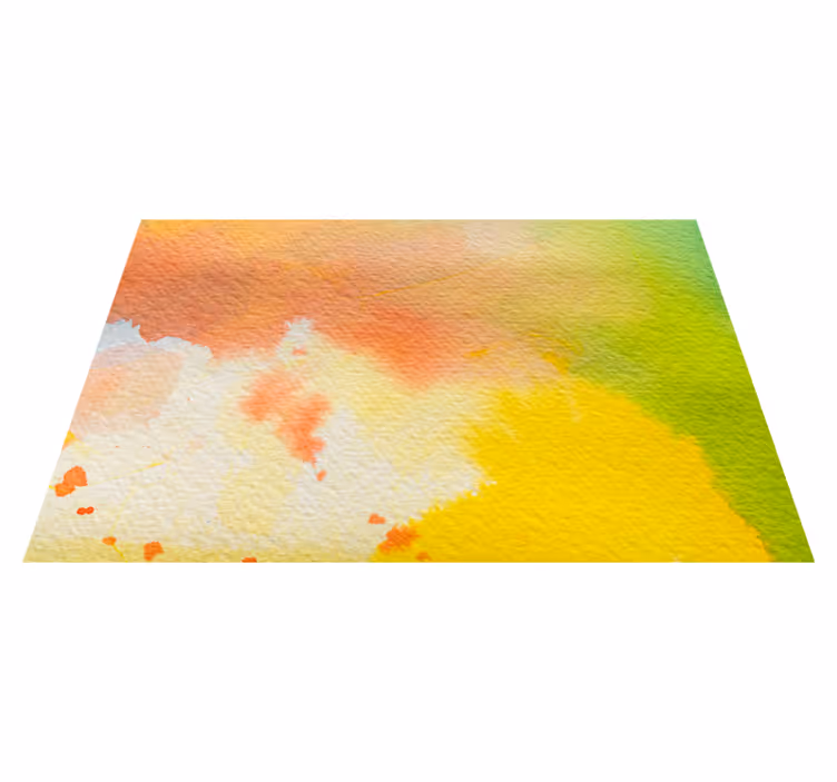 Vinyl Teppich Imitation Struktur lebendige aquarellexplosion - TenStickers