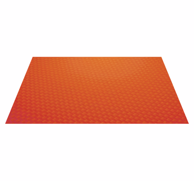 Vinyl Teppich Imitation Struktur leuchtender orange-effekt - TenStickers