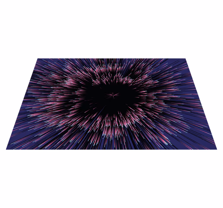 Vinyl Teppich Imitation Struktur dynamischer burst-effekt - TenStickers