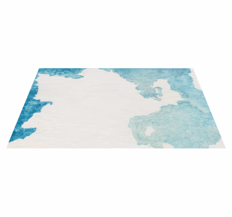 Vinyl Teppich Bad sanfter aqua-effekt - TenStickers