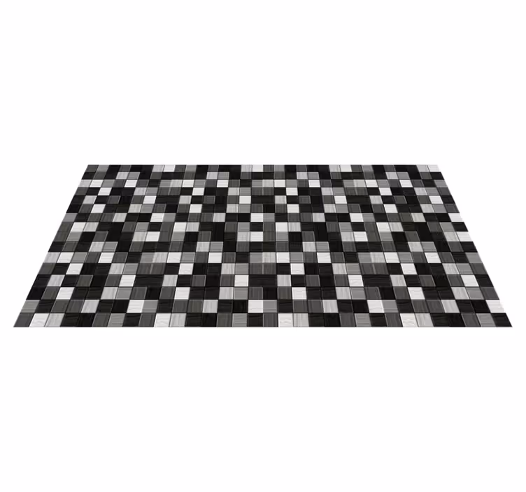Teppich mit mosaikfliesen aus stein und glas - TenStickers