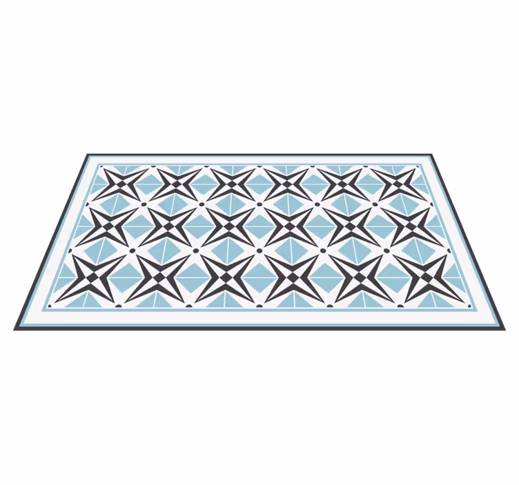 Vinylteppich Mosaik sternblaues motiv - TenStickers