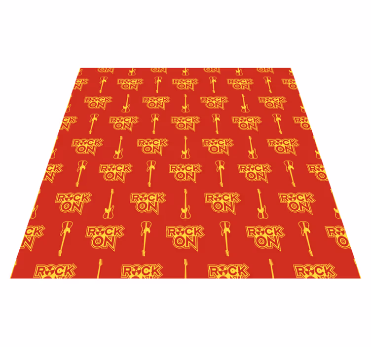 Vinyl teppich jugendzimmer rotes felsenmuster - TenStickers