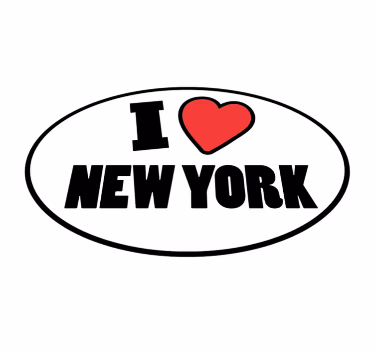 Vinyl Teppich Text ich liebe neue - TenStickers