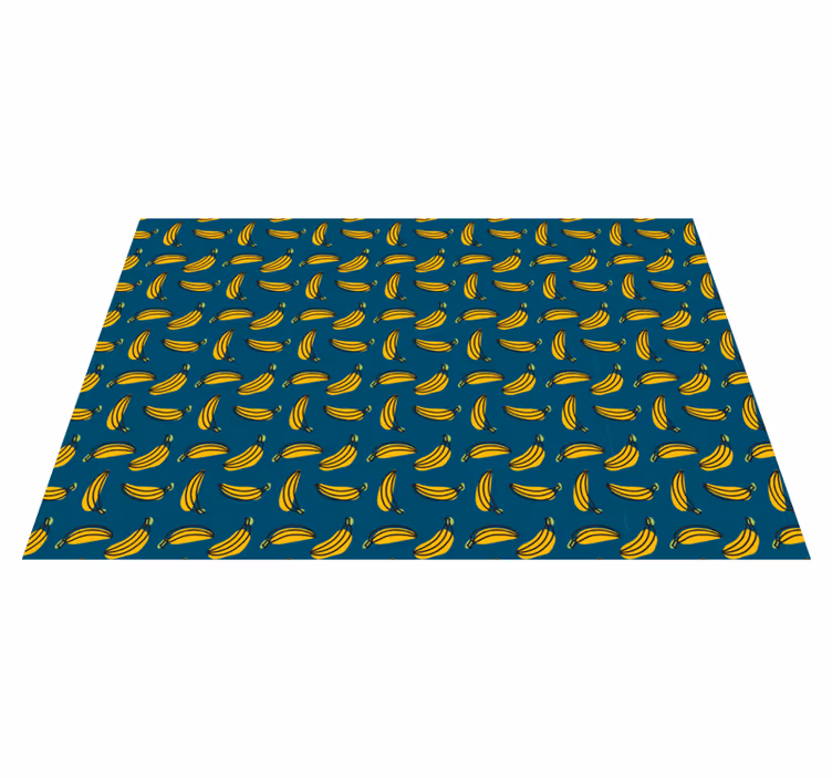 Vinyl Teppich Textur bananenmuster - TenStickers