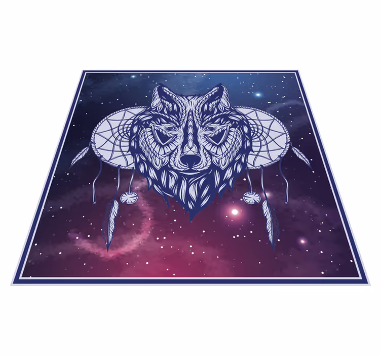 Vinylteppich ethnisch Wolfsnebel - TenStickers