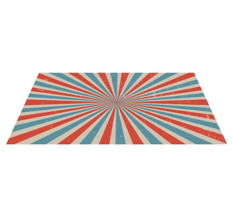 Vinyl Teppich geometrisch strahlender sternenexplosion - TenStickers