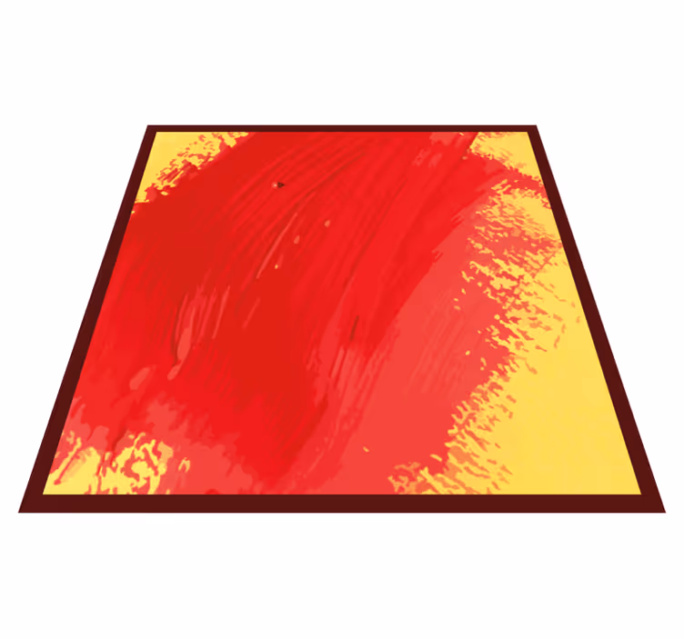 Vinyl Teppich modern lebendige farbspritzer - TenStickers