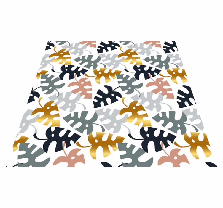 Vinyl teppich natur blattemblem - TenStickers