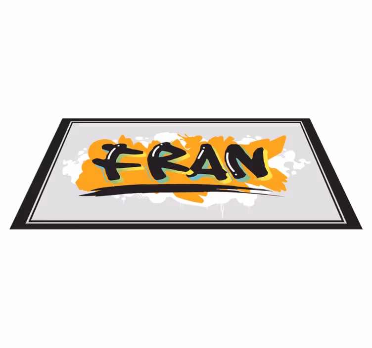 Vinyl Teppich mit Namen namenskunst - TenStickers